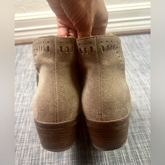 Lucky Brand Francee Suede Leather Ankle Boots - Picture 4 of 11